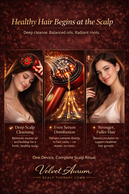 Velvet Aurum LED Scalp Comb™