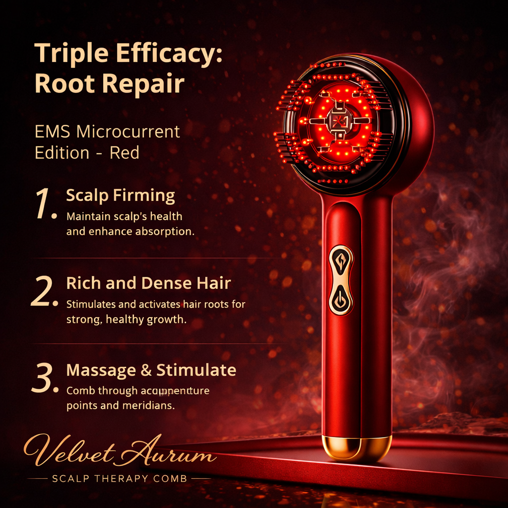 Velvet Aurum LED Scalp Comb™