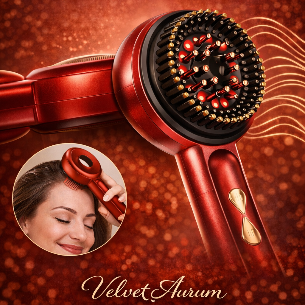 Velvet Aurum LED Scalp Comb™