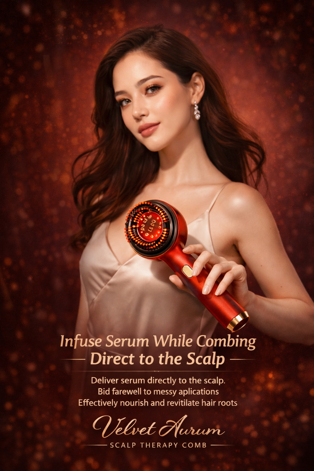 Velvet Aurum LED Scalp Comb™