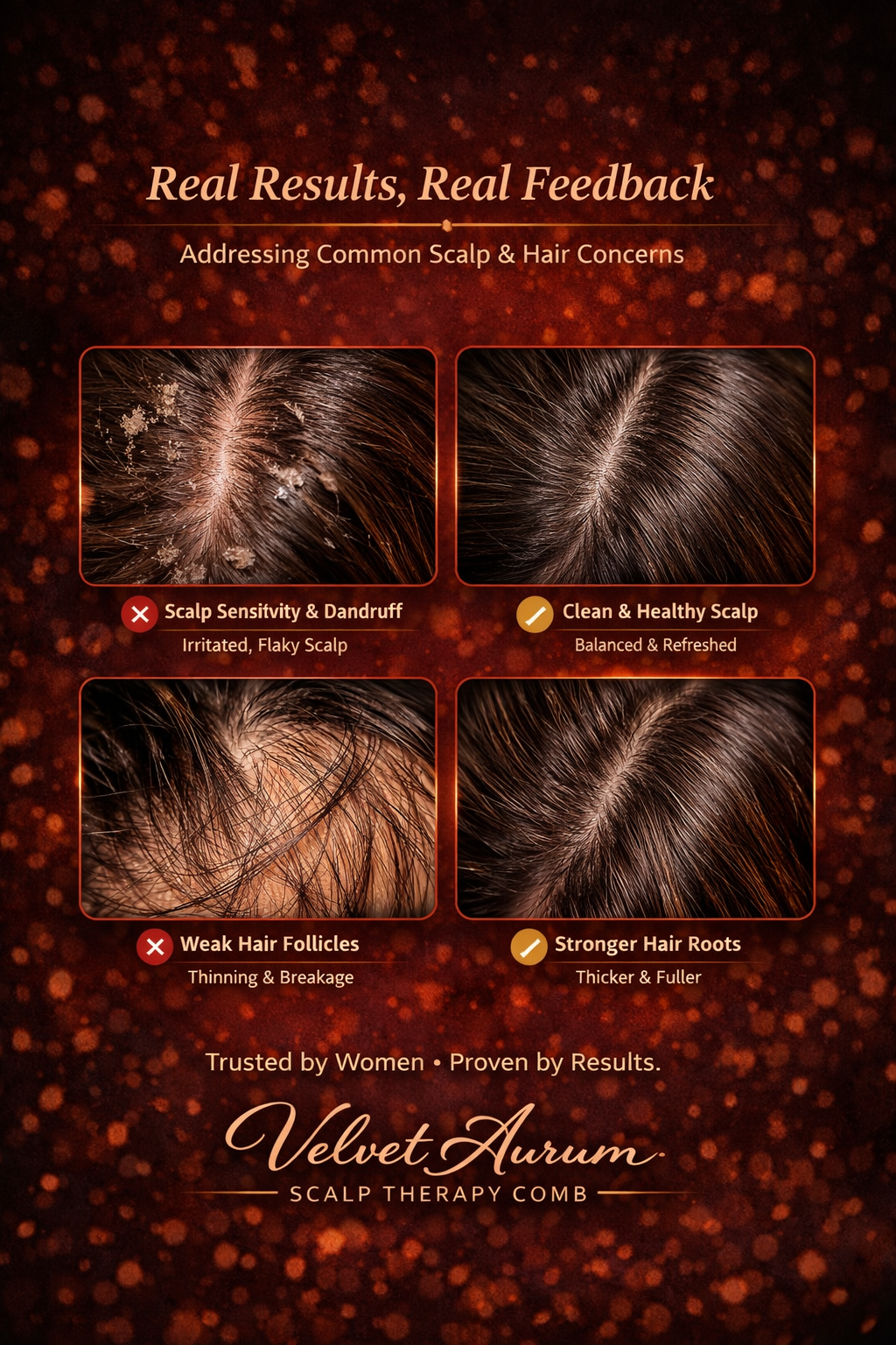 Velvet Aurum LED Scalp Comb™