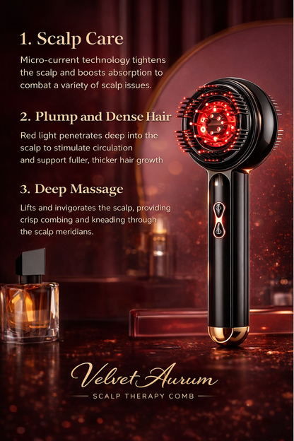 Velvet Aurum LED Scalp Comb™
