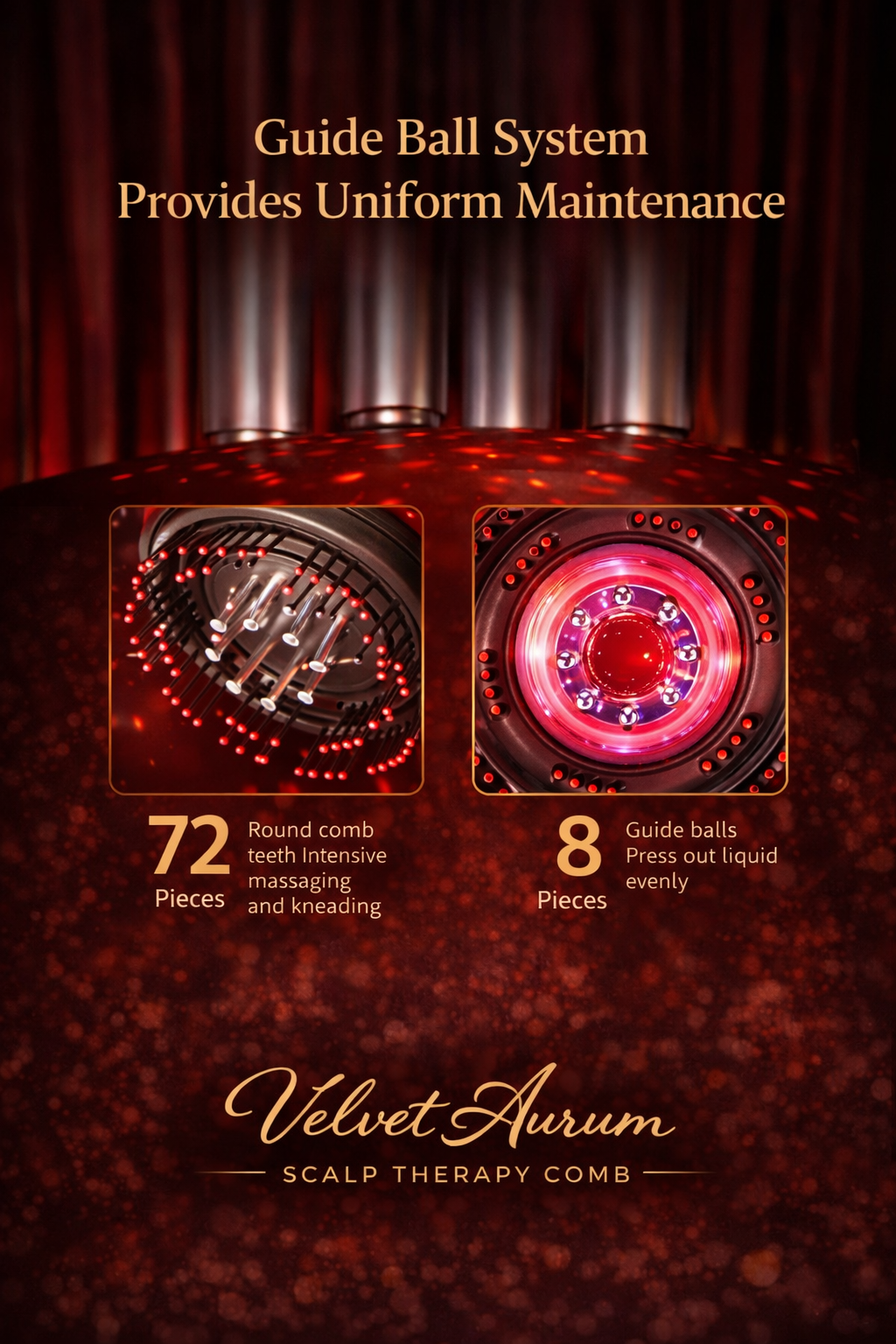 Velvet Aurum LED Scalp Comb™