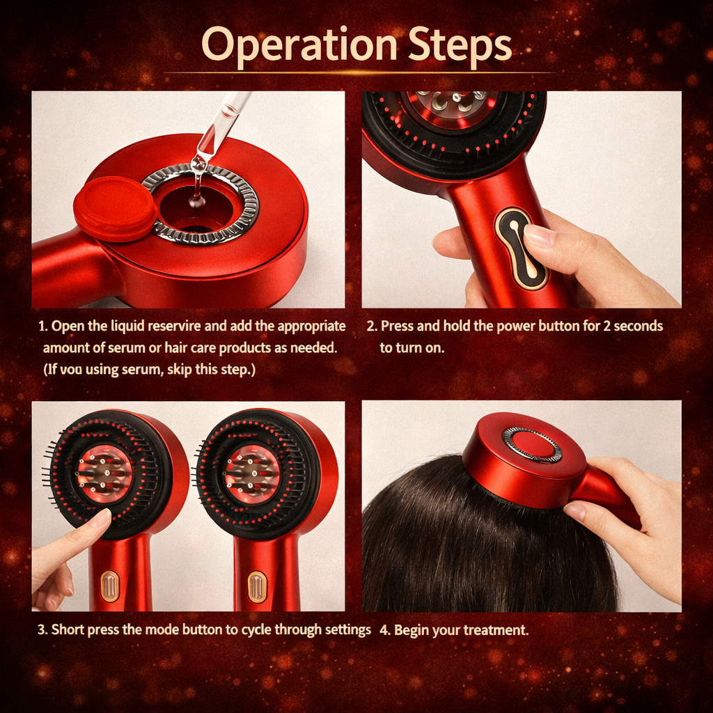 Velvet Aurum LED Scalp Comb™